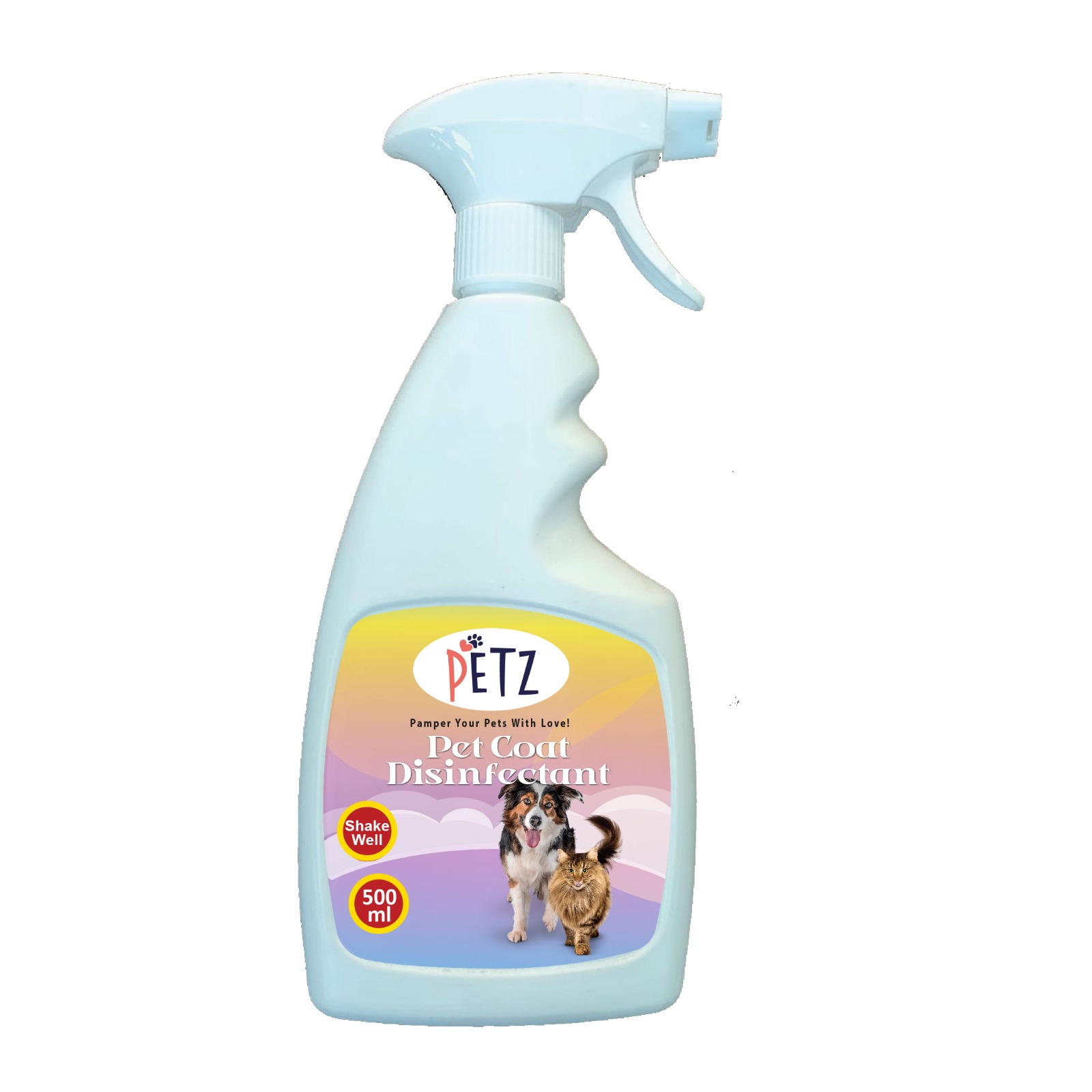 Petz بخاخ مطهّر لفرو الحيوانات الأليفة 500 مل